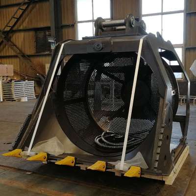 Austria excavator bucket CAT rotating screen bucket