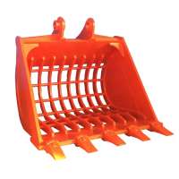 best sell low price 60inch skeleton bucket with teeth for JCB