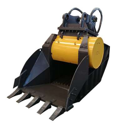 Excavator Rock concrete crusher bucket UJ-200 FOR 20-30 TON excavator-With competitive price