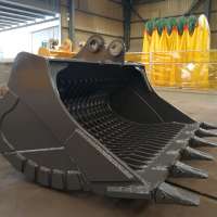 Customized high quality Wheel loader sorting skeleton/sieve bucket